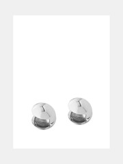 Mint Velvet Silver Tone Huggie Earrings - Image 1 of 2