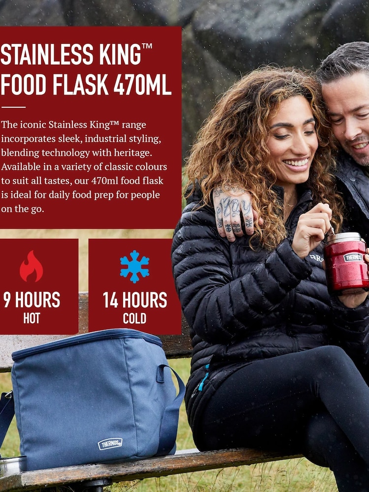 Thermos Red Stainless King Food Flask - Image 2 of 6