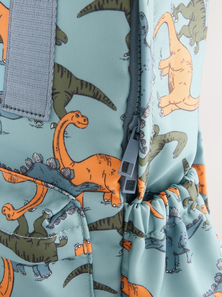 Azul con estampado de dinosaurio - Mochila - Imagen 5 de 5 Azul con estampado de dinosaurio - Mochila - Imagen 5 de 5