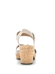 Gabor Fantastica Oak Suede White Sandals - Image 5 of 5