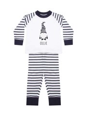 Personalised Childrens Christmas 100% Cotton Pyjamas by Koko Blossom - Image 1 of 4