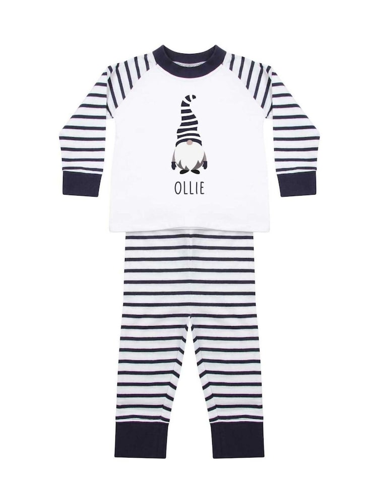 Personalised Childrens Christmas 100% Cotton Pyjamas by Koko Blossom - Image 1 of 4
