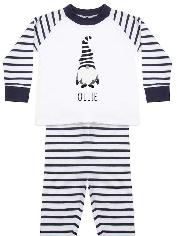 Personalised Childrens Christmas 100% Cotton Pyjamas by Koko Blossom - Image 2 of 4