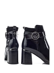 Moda in Pelle Paeden Trim Detail Ankle Boots - Image 4 of 4
