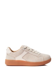 Moda in Pelle ALLETTE COLOUR BLOCK SUEDE TRAINER - Image 1 of 4