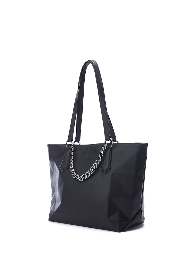 Moda in Pelle Berklie Geometric Material Shoulder Bag - Image 2 of 4 Moda in Pelle Berklie Geometric Material Shoulder Bag - Image 2 of 4