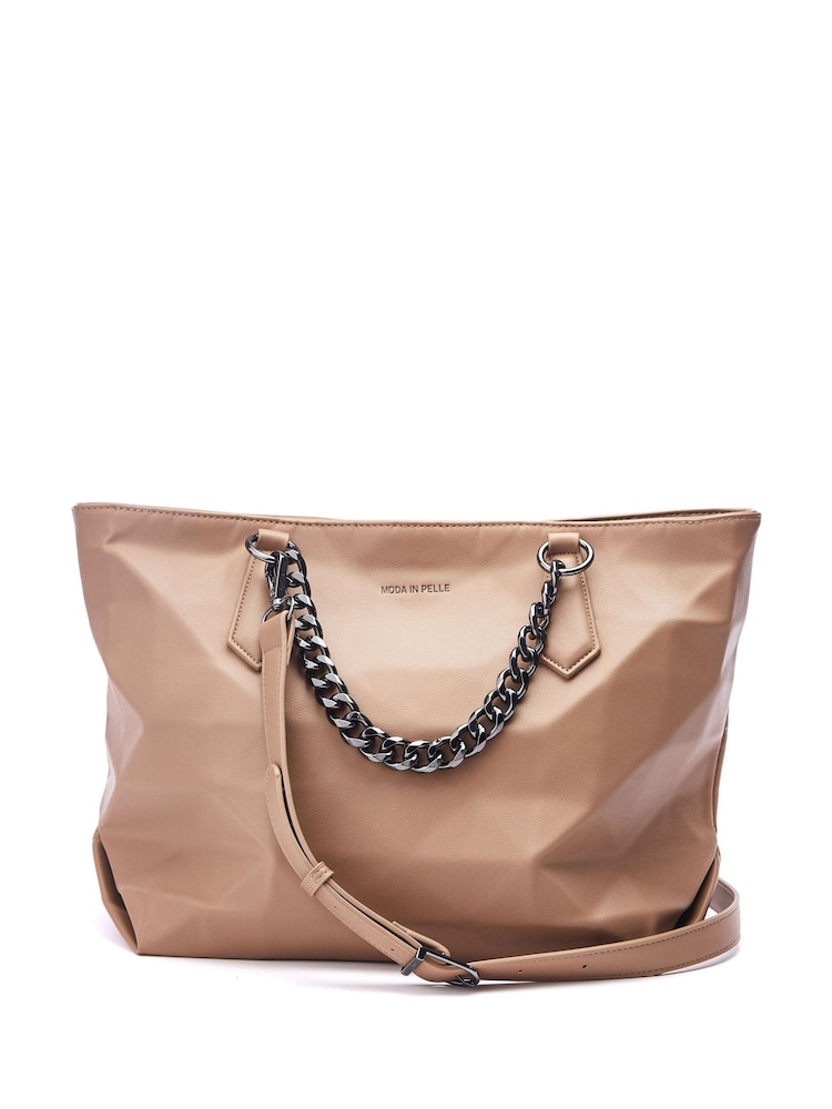 Moda in Pelle Berklie Geometric Material Shoulder Bag - Image 1 of 4