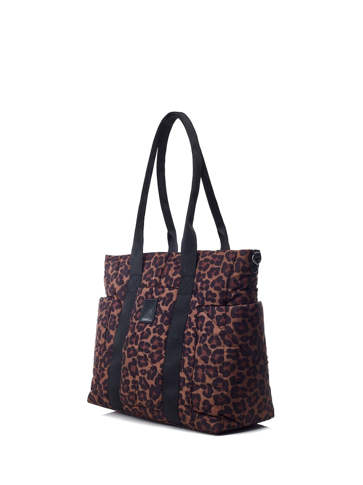 Moda in Pelle Animal Alexia Large Nylon Tote Bag - Image 2 of 4