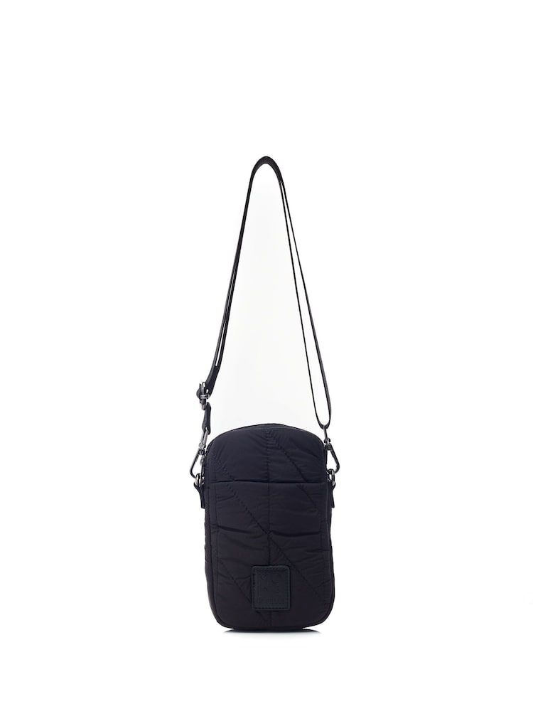 Moda in Pelle Ashtyn Nylon Leopard Print Phone Bag - Image 1 of 4