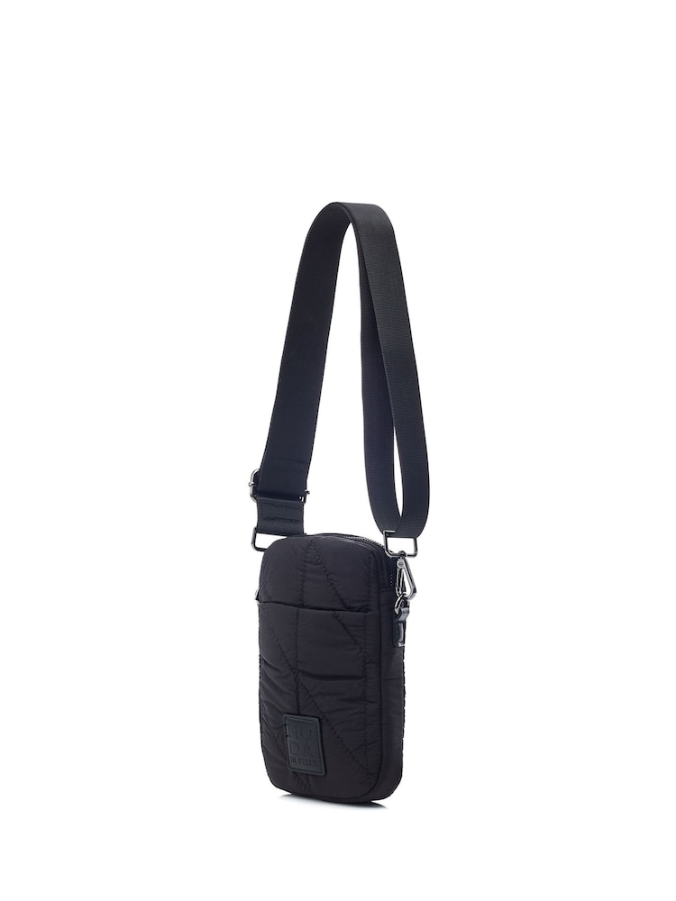 Moda in Pelle Ashtyn Nylon Leopard Print Phone Bag - Image 2 of 4