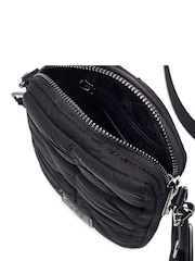 Moda in Pelle Ashtyn Nylon Leopard Print Phone Bag - Image 4 of 4