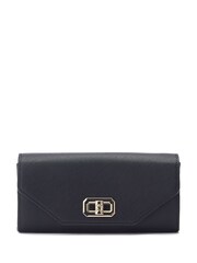 Moda in Pelle Boston Purse Style Black Bag With Chain - Image 1 of 4