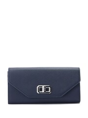 Moda in Pelle Boston Purse Style Black Bag With Chain - Image 1 of 4
