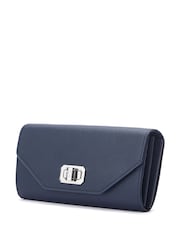 Moda in Pelle Boston Purse Style Black Bag With Chain - Image 2 of 4