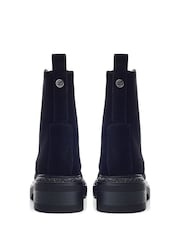 Moda in Pelle Onzaines Studded Tongue Detail Biker Black Boots - Image 3 of 4