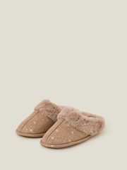 Accessorize Copati Mule iz folije z zvezdo - Slika 1 iz 2