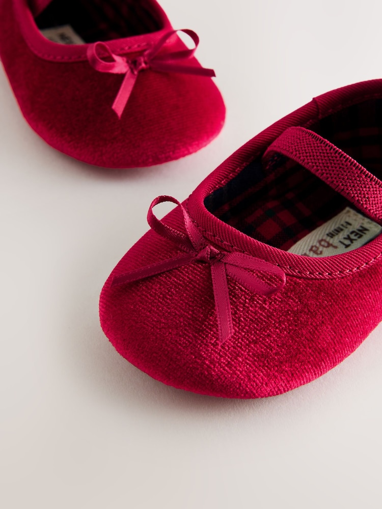 Red Baby Ballet Shoes (0-18mths) - Image 5 of 5
