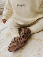 Animal Tan Brown Baby Cosy Touch Fasten Boots (0-18mths) - Image 2 of 10