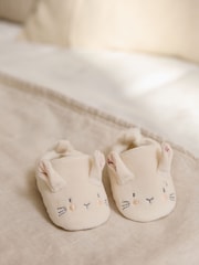 Cream Bunny Baby Character Slip-On Shoes (0-18mths) - Image 3 of 9