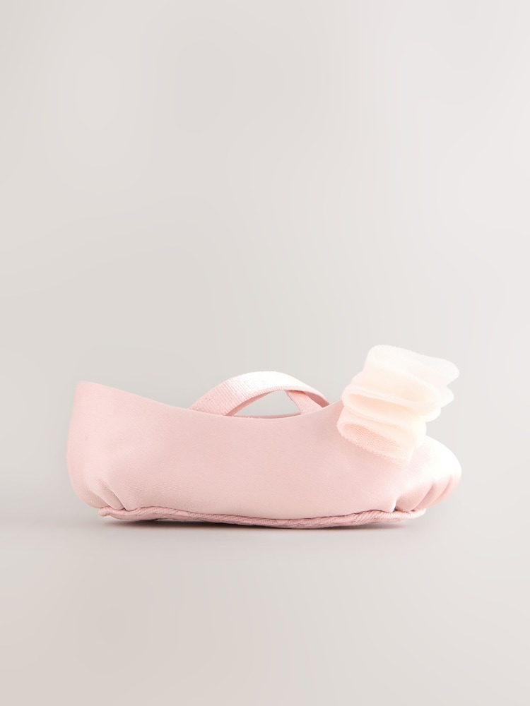 Pink Baby Bow Occassion Shoes (0-18mths) - Image 2 of 5