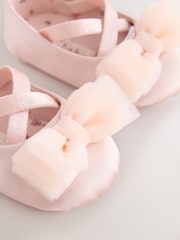 Pink Baby Bow Occassion Shoes (0-18mths) - Image 3 of 5