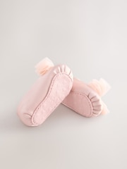 Pink Baby Bow Occassion Shoes (0-18mths) - Image 5 of 5