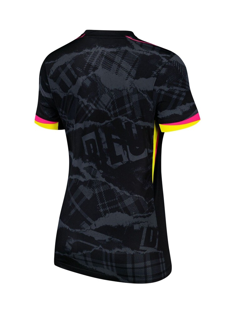 Nike Black Womens Chelsea Third Stadium Shirt 2024-25 - Image 3 of 3