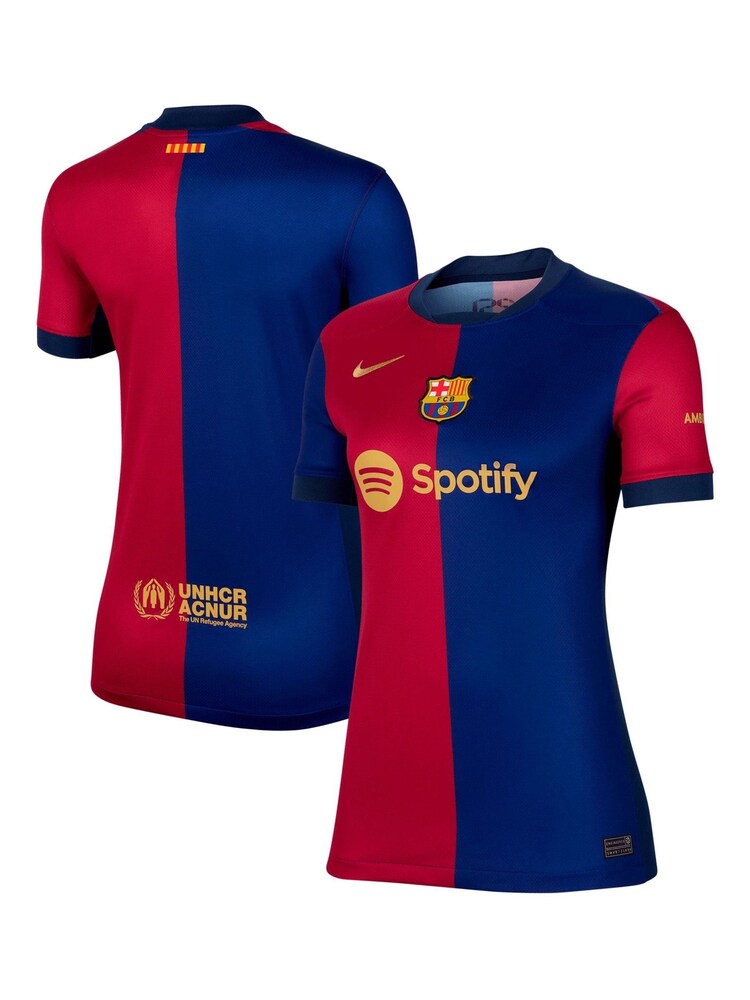 Nike Womens Barcelona Home Stadium Shirt 2024-25 - Imagen 1 de 3