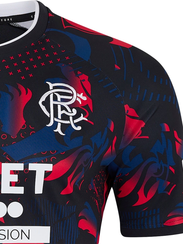 Castore Black Glasgow Rangers Third Shirt 2024-25 - Image 5 of 5
