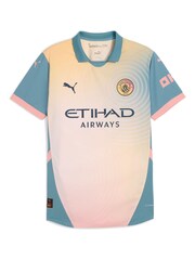 Puma Pink Manchester City Fourth Authentic Shirt 2024-25 in Collector's Box - Image 2 of 3