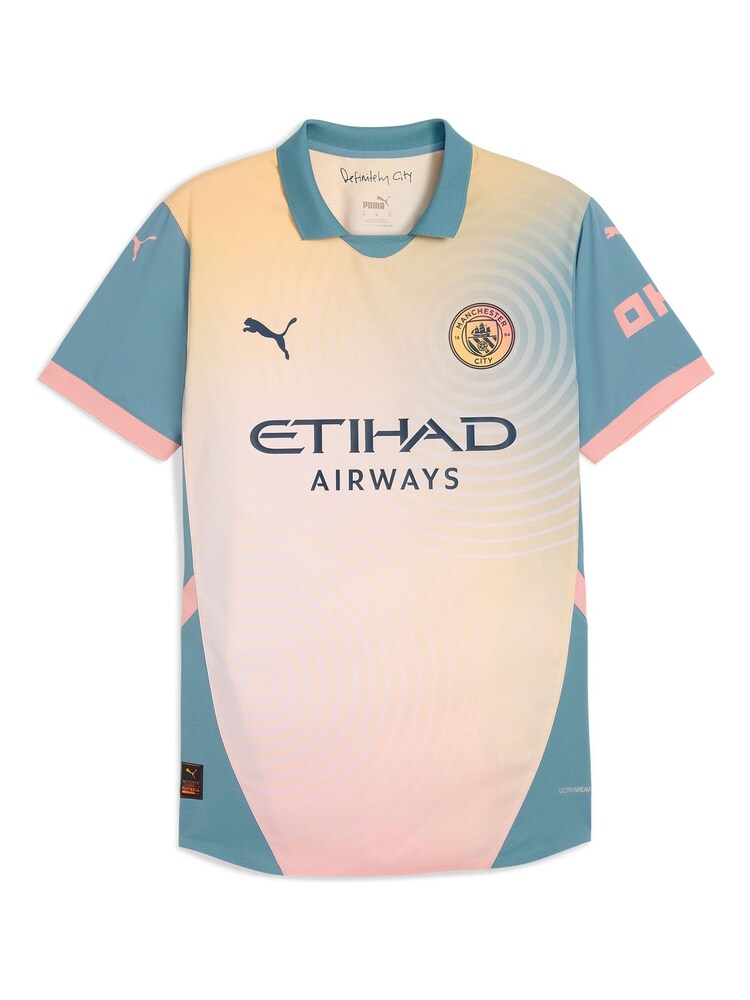 Puma Pink Manchester City Fourth Authentic Shirt 2024-25 in Collector's Box - Image 2 of 3
