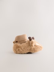 Tan Brown Hamish Baby Sensory Sock Top Boots (0-18mths) - Image 2 of 5