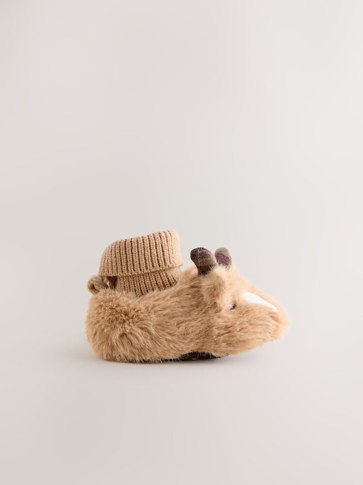 Tan Brown Hamish Baby Sensory Sock Top Boots (0-18mths) - Image 2 of 5