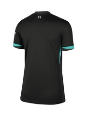 Nike Black Womens Liverpool Away Stadium Shirt 2024-25 - Image 2 of 3