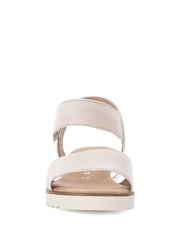 Gabor Raynor Oak Suede White Sandals - Image 4 of 5