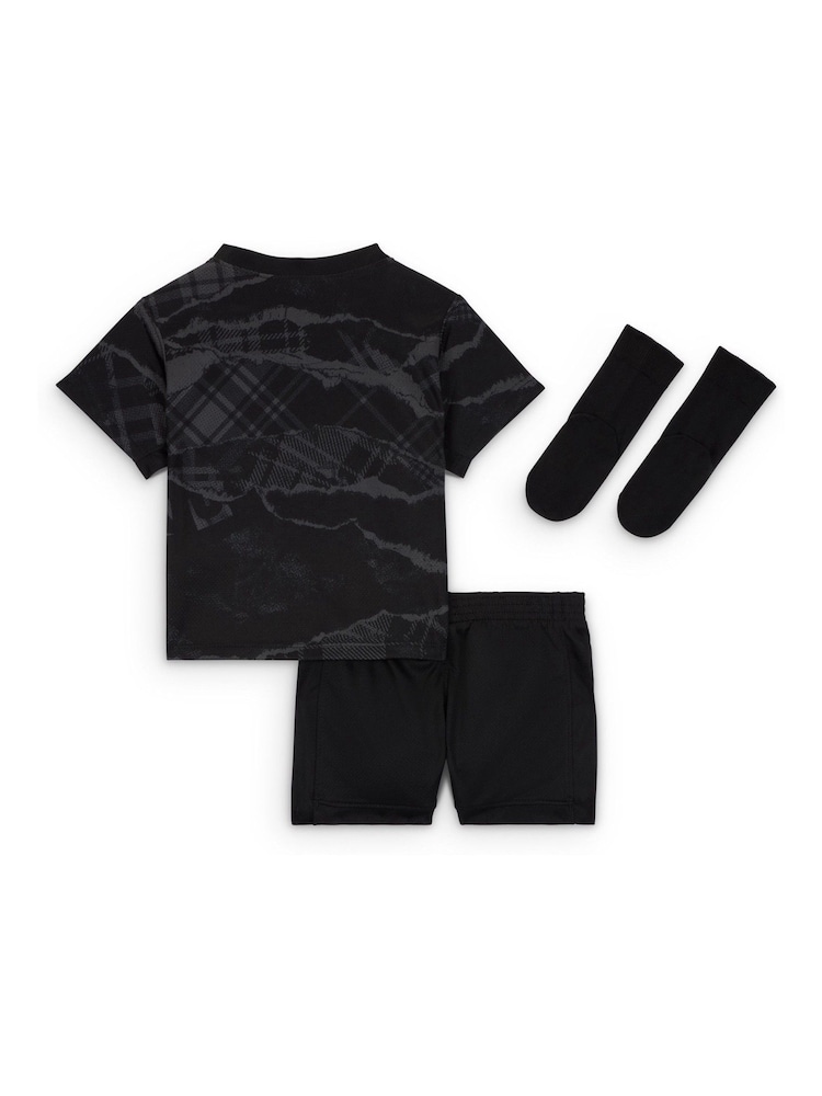 Nike Black Chelsea Infants Third Stadium Kit Shirt 2024-25 - Image 2 of 2