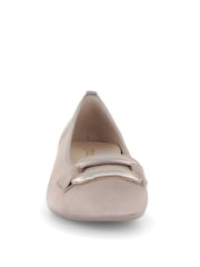 Gabor Benji Rabbit Suede Court White Shoes - Image 5 of 5