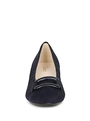 Gabor Blue Benji Atlantik Suede Court Shoes - Image 4 of 5
