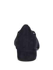 Gabor Blue Benji Atlantik Suede Court Shoes - Image 5 of 5