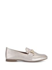 Gabor Gold Jangle Puder Metallic Loafers Shoes - Image 1 of 5