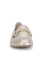 Gabor Gold Jangle Puder Metallic Loafers Shoes - Image 4 of 5