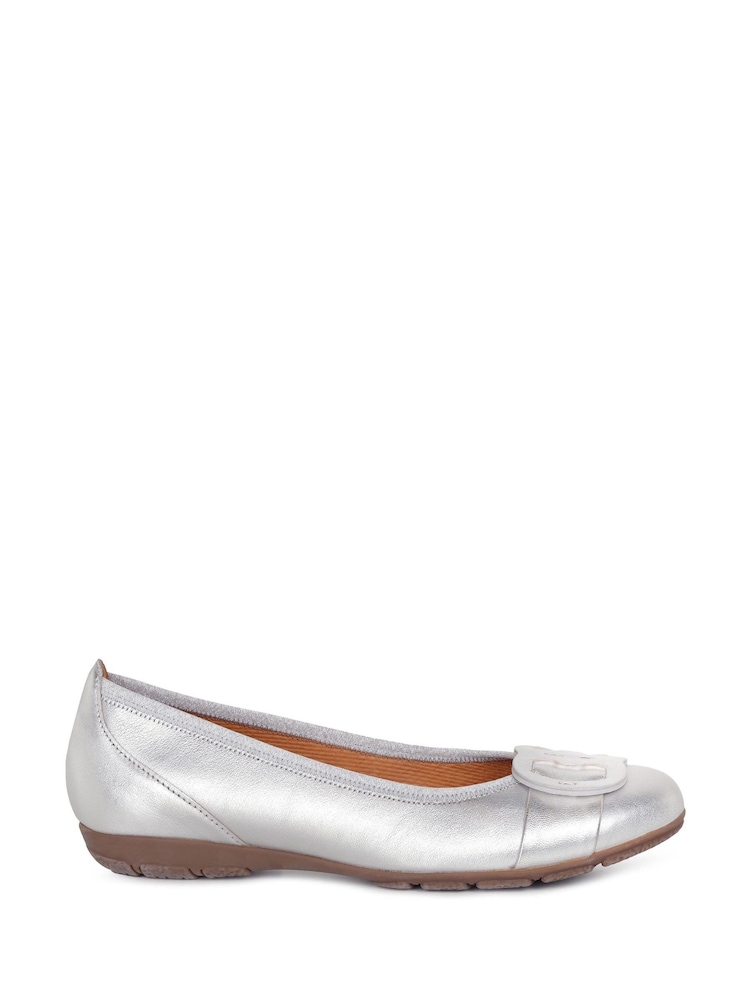 Gabor Rosta Ballerina Suede Shoes - Image 1 of 5