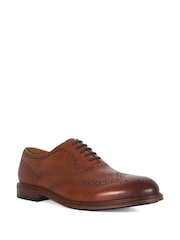 Dune London Brown Wide Fit Solihull Oxford Shoes - Image 3 of 6