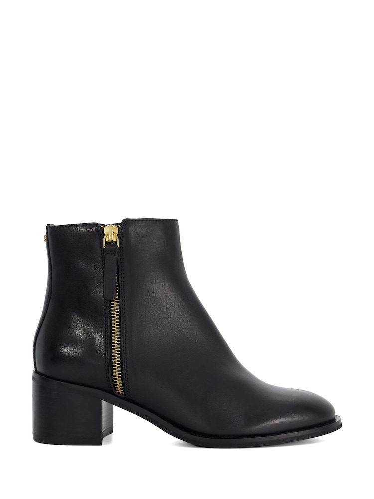 Dune London Black Pertlie Ankle Boots - Image 1 of 6