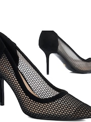 Dune London Black Accept Court Shoes - Image 6 of 6