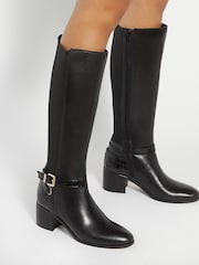 Dune London Black Tilburies Calf Boots - Image 1 of 6