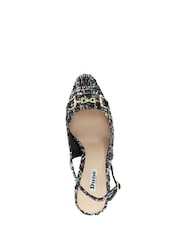 Črna - Dune London Izbira Bouclé Slingback čevlji - Slika 2 iz 6