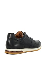 Dune London Black Trilogy Perforated Runner Trainers - Image 4 of 6