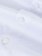 Reiss Soft Blue Storm Reg Cotton-Twill Two-Fold Shirt - Image 8 of 8
