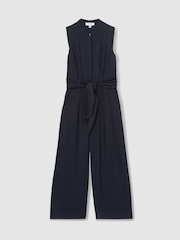 Reiss Raven Jumpsuit mit Gürtel und weitem Bein - Bild 2 von 6